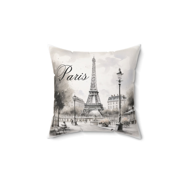 Eiffel Tower Accent Pillow