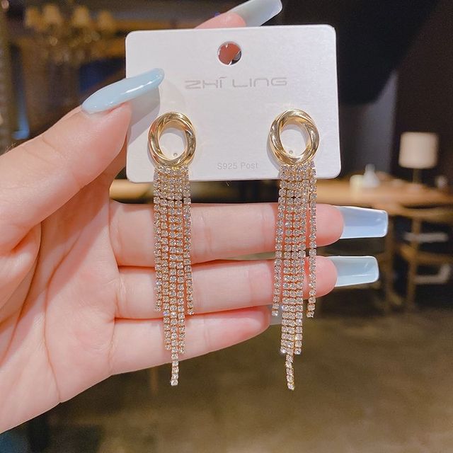 Sequin Tassel Earrings
