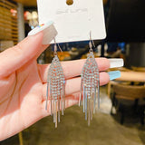 Sequin Tassel Earrings