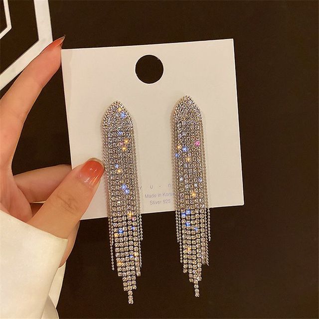 Sequin Tassel Earrings