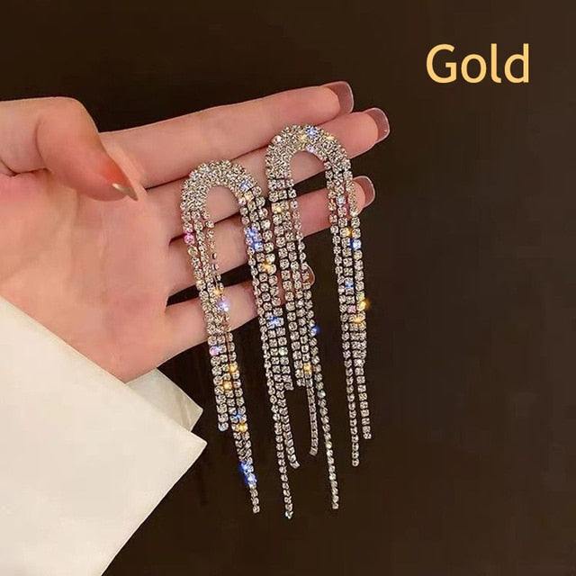 Sequin Tassel Earrings