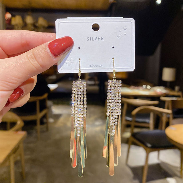 Sequin Tassel Earrings