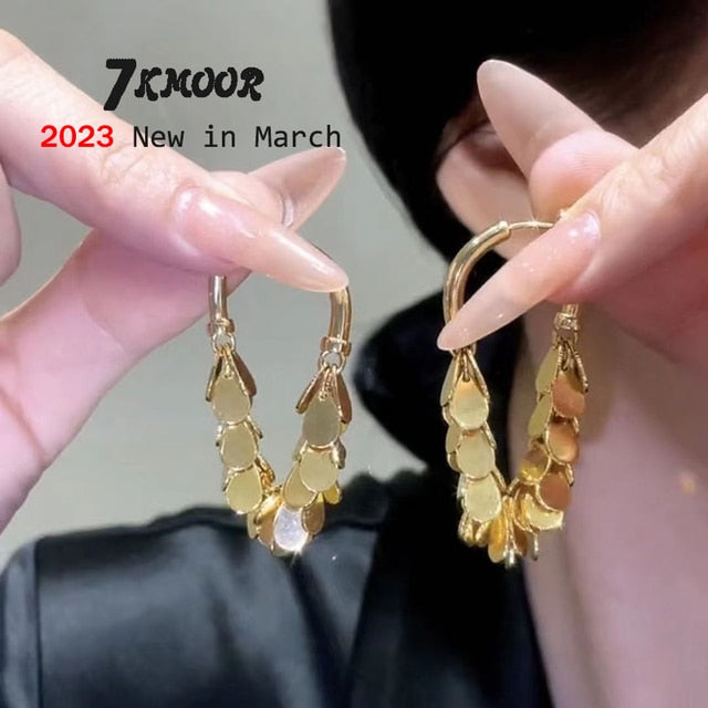 Sequin Tassel Earrings