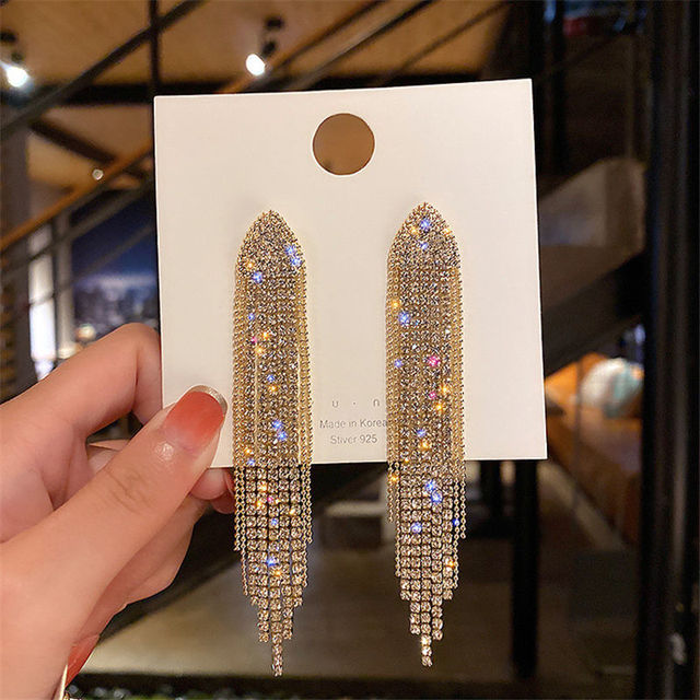 Sequin Tassel Earrings