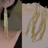 Sequin Tassel Earrings