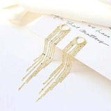 Sequin Tassel Earrings