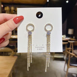Sequin Tassel Earrings