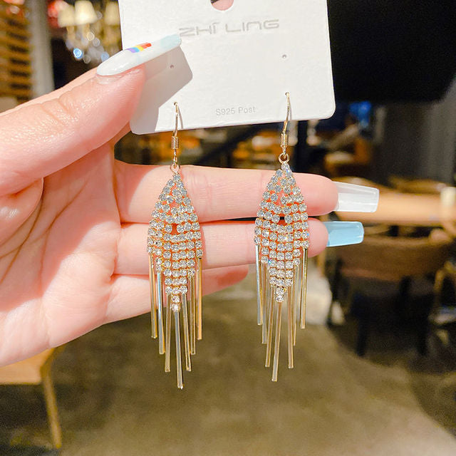 Sequin Tassel Earrings