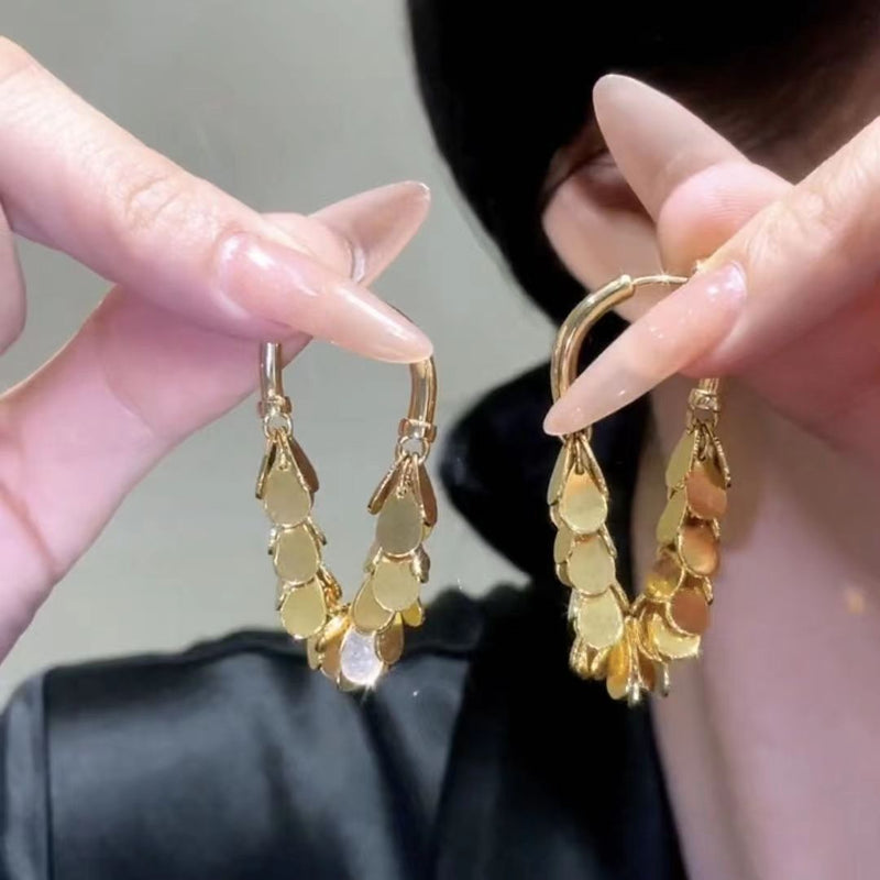 Sequin Tassel Earrings